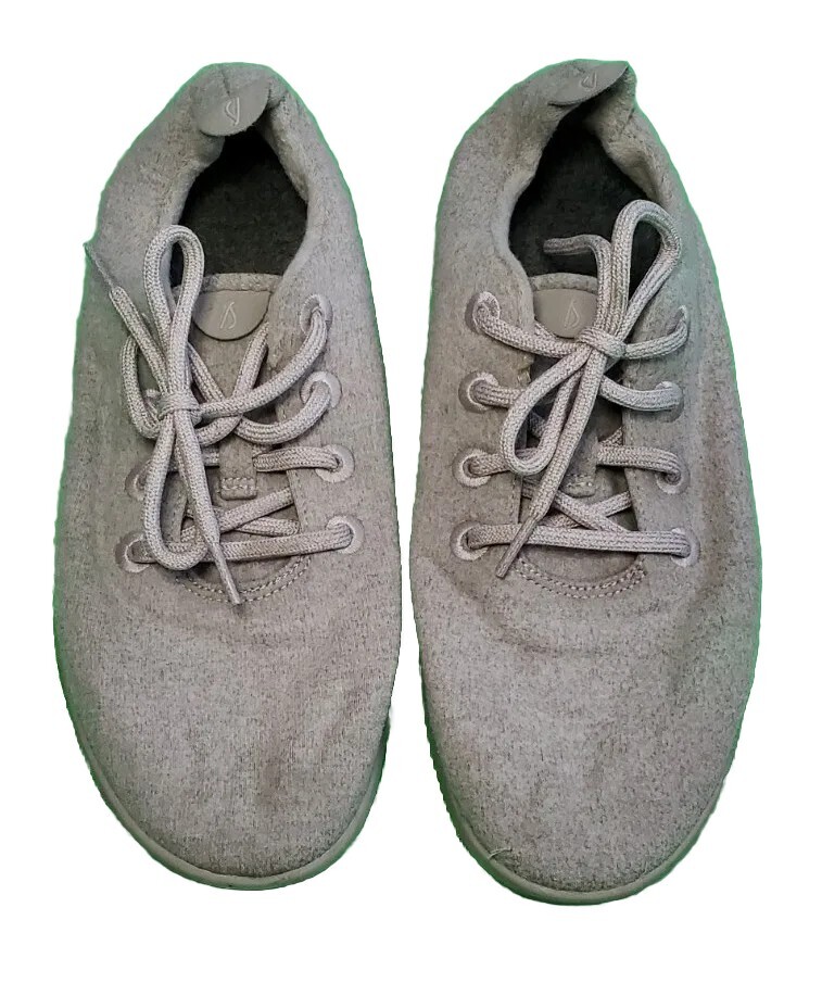 SAOLA Scarpe da corsa Allbirds Wool Runners M10 da uomo taglia 10 sneaker in tessuto grigio