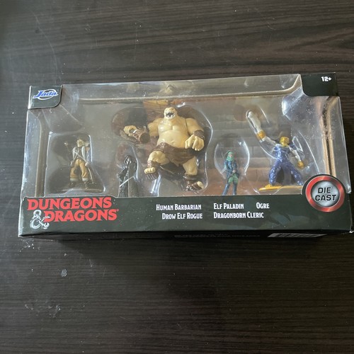 Jada Dungeons & Dragons - 4 Figures Die Cast Set - New in Box