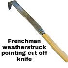 Bricklaying Pointing Weather struck (Frenchman) Cut Off Knife Trowel Tool