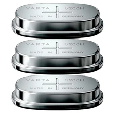 VARTA 3pc V200H 1.2V 200mAh Button Battery 55620101501 Rechargeable torchlight