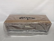 DiscGear Selector 120HD Faux Leather Brown Disc Holder CD DVD Open Box