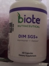 Retail 58 Ea. Biote Nutraceuticals - DIM SGS  - Hormone  Detox Supplement