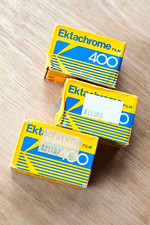 3 rolls KODAK Ektachrome 400 ISO 135 36 35mm color positive slide EXPIRED film