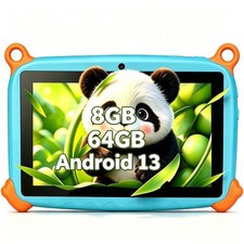 Android Kids 7 Inch Tablet 8GB 64GB WiFi Bluetooth Dual Camera Learning