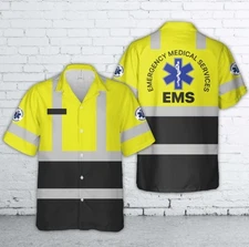 Custom Name Semi Truck Uniform Hawaiian Shirt