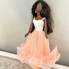 Vintage 1991 Mattel Beach Dazzle Shani with Peaches n Cream Barbie Dress