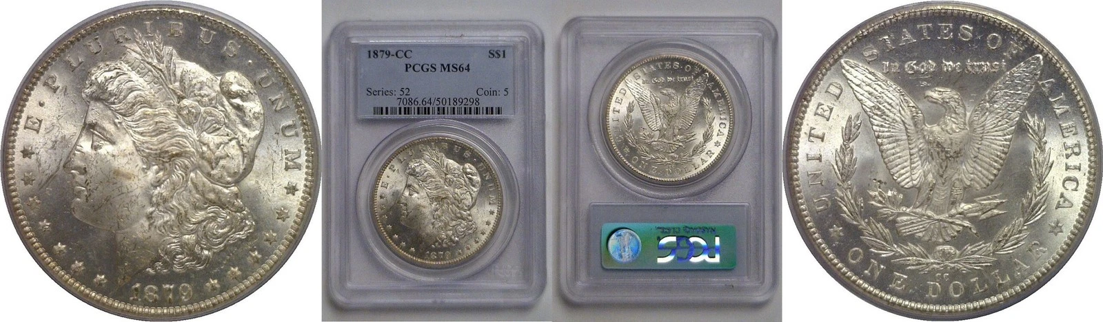 1879-CC Morgan Dollar   PCGS MS-64