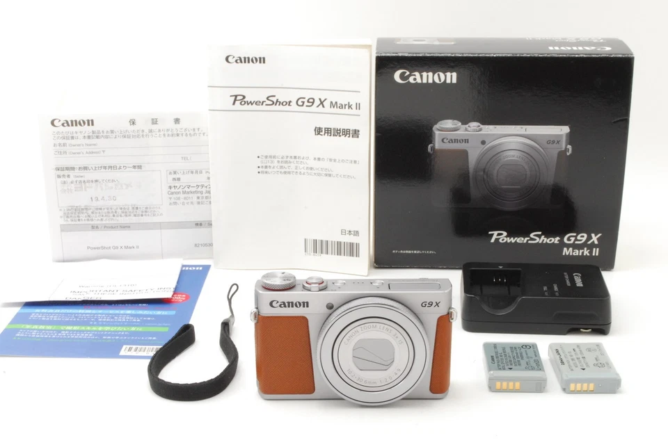 [MINT w/box] Canon Powershot G9X Mark II 20.1MP Silver Digital Camera From JAPAN - Image 3 of 4