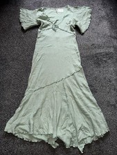 NWT Womens Free People Maxi Dress, Size Medium, Green, Stretch, (xxx)