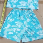Nike Dri-FIT Boys XL Blue/White Tie-Dye 2pc Mesh Tee & Drawstring Shorts — photo 5