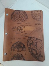 BUCKMINSTER FULLER genuine leather letter pad...