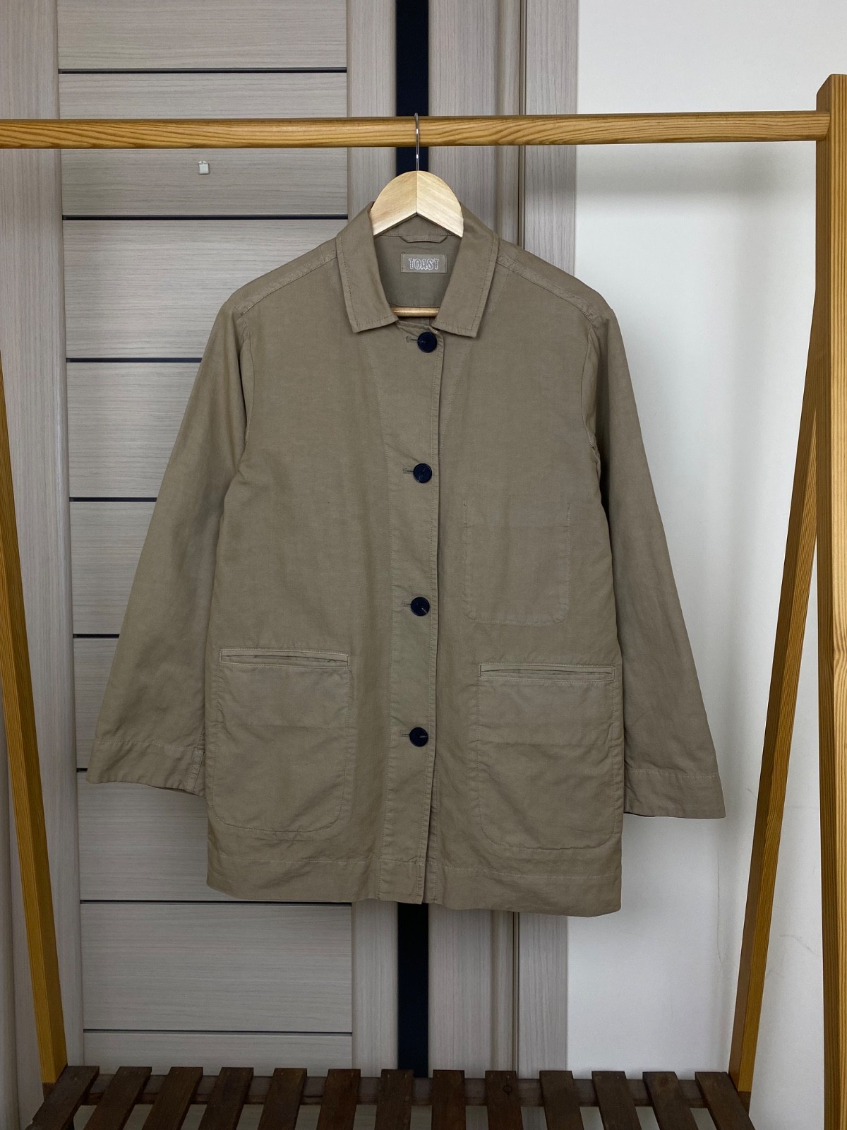 TOAST Cotton linen Canvas Workwear Jacket size 8