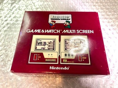 Nintendo Game Watch Mario Bros Multiscreen Working Product Unused