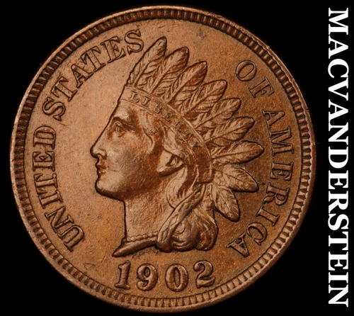 1902 Indian Head Cent- Uncirculated Luster No Reserve #J324