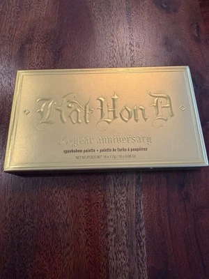 Kat Von D 10th Anniversary Eyeshadow Palette NIB Limited Edition - Image 1 of 4