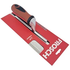 Frosch Stainless Steel V-Notch Tile Trowel (1/4")