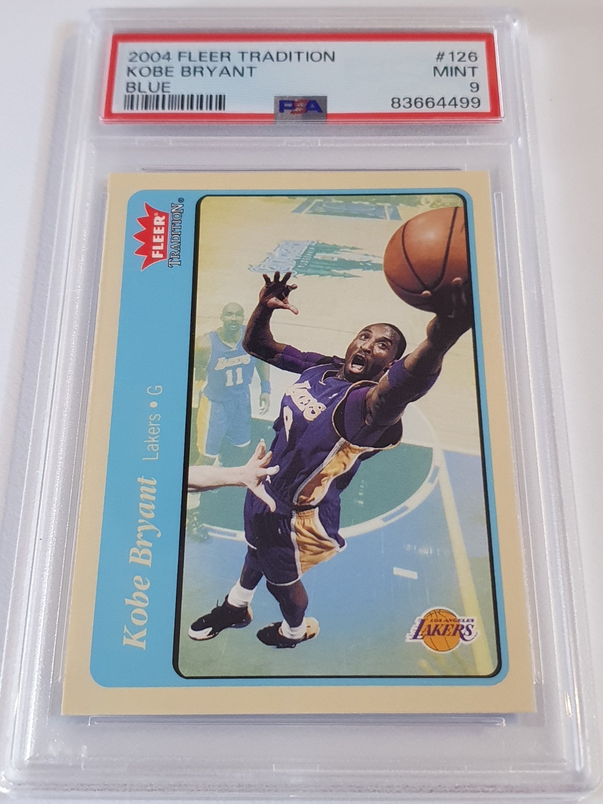 2004 Fleer Tradition Kobe Bryant #126 BLUE - PSA 9 (POP 23)