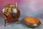 Handmade Greek Mythology Warrior Soldier Lidded Jewelry Ceramic Trinket Box — photo 1