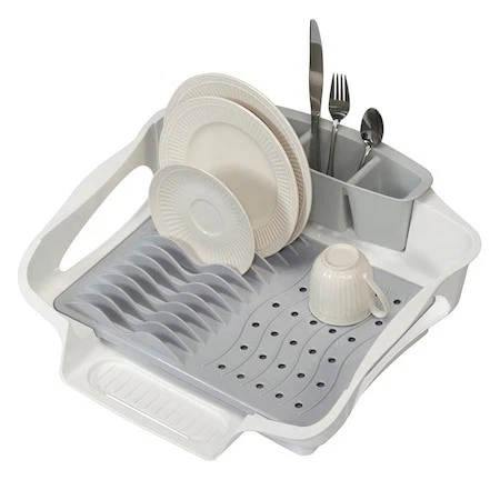 CREATIVE WARE RM-SLV-DISRCK-GW Dish Drain RackSleeve WhiteGray