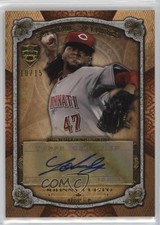 2013 Topps Supreme Stylings Orange 10/15 Johnny Cueto #SS-JC Auto 0c6