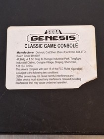 AtGames Sega Genesis Classic Mini Game Console Only Tested Mint Rare Retro Games