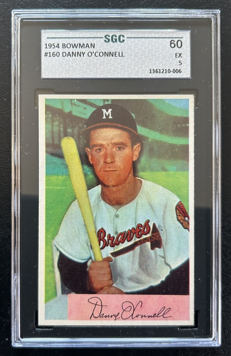 1954 Bowman - Danny O'Connell #160 - SGC 5