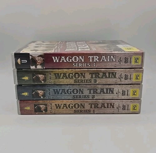 Wagon Train Complete Seasons 1-4 DVD Series 1 2 3 4 - Region 4 Rare Release
