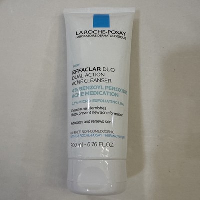 La Roche-Posay Effaclar Duo Dual Action Acne Cleanser 4% Benzoyl Peroxide 6.76oz