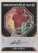 2021 Panini Elite Extra Edition Hidden Gems Black Erik Rivera #HG-ER Auto 1q2