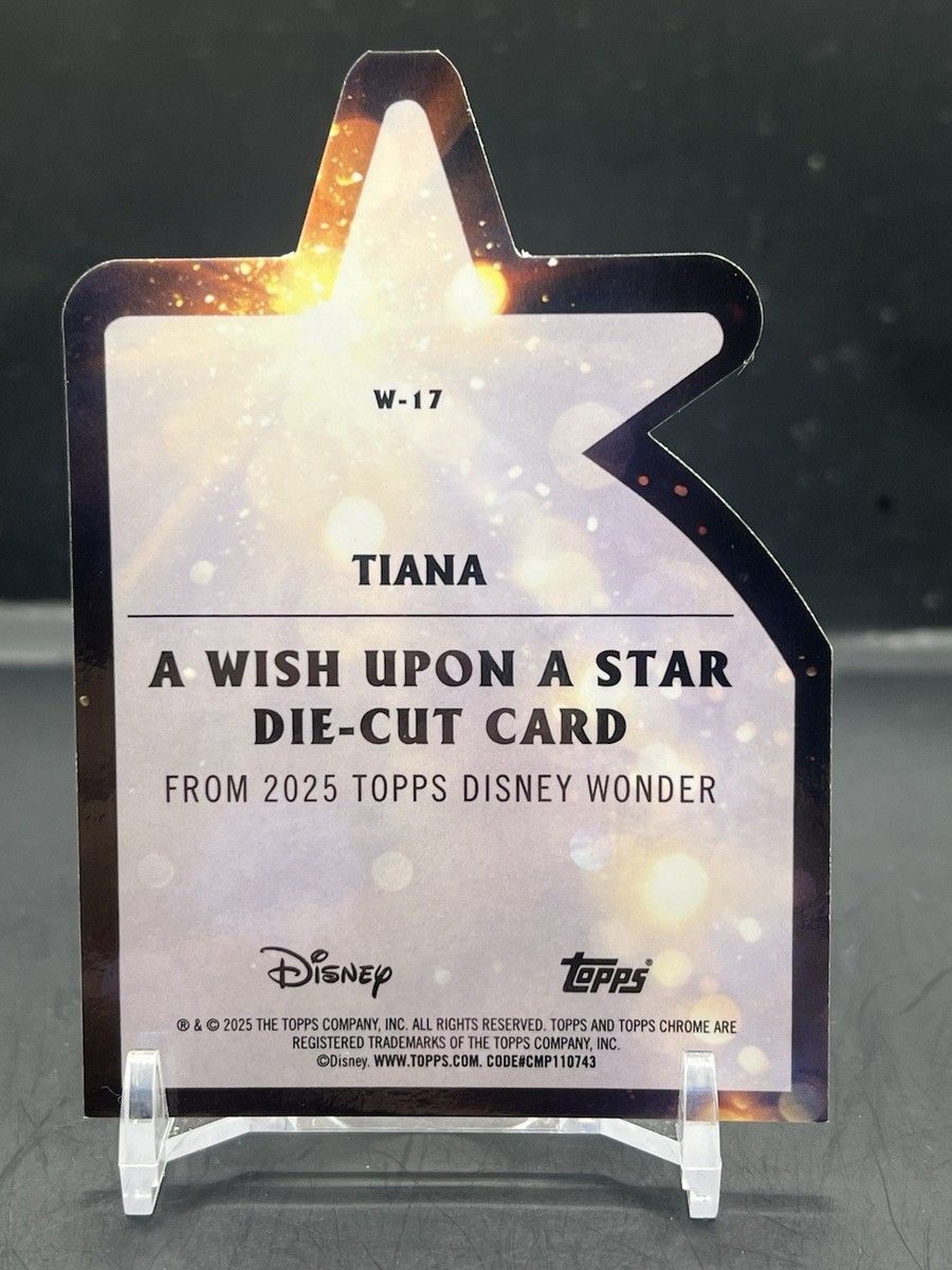 2025 Topps Disney Wonder Wish Upon A Star Princess Tiana Die Cut