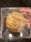 1940s Pittsburgh Pirates Team Signed Baseball Honus Wagner on sweet spot
