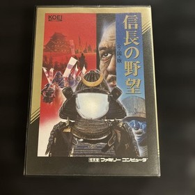 [Famicom] Nobunaga's Ambition National Edition (with case, manual, and Sengoku