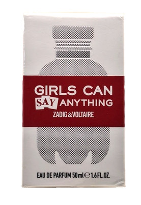  GIRLS CAN SAY ANYTHING,Zadig & Voltaire, Eau de Parfum 1.7oz 50ml,discontinued