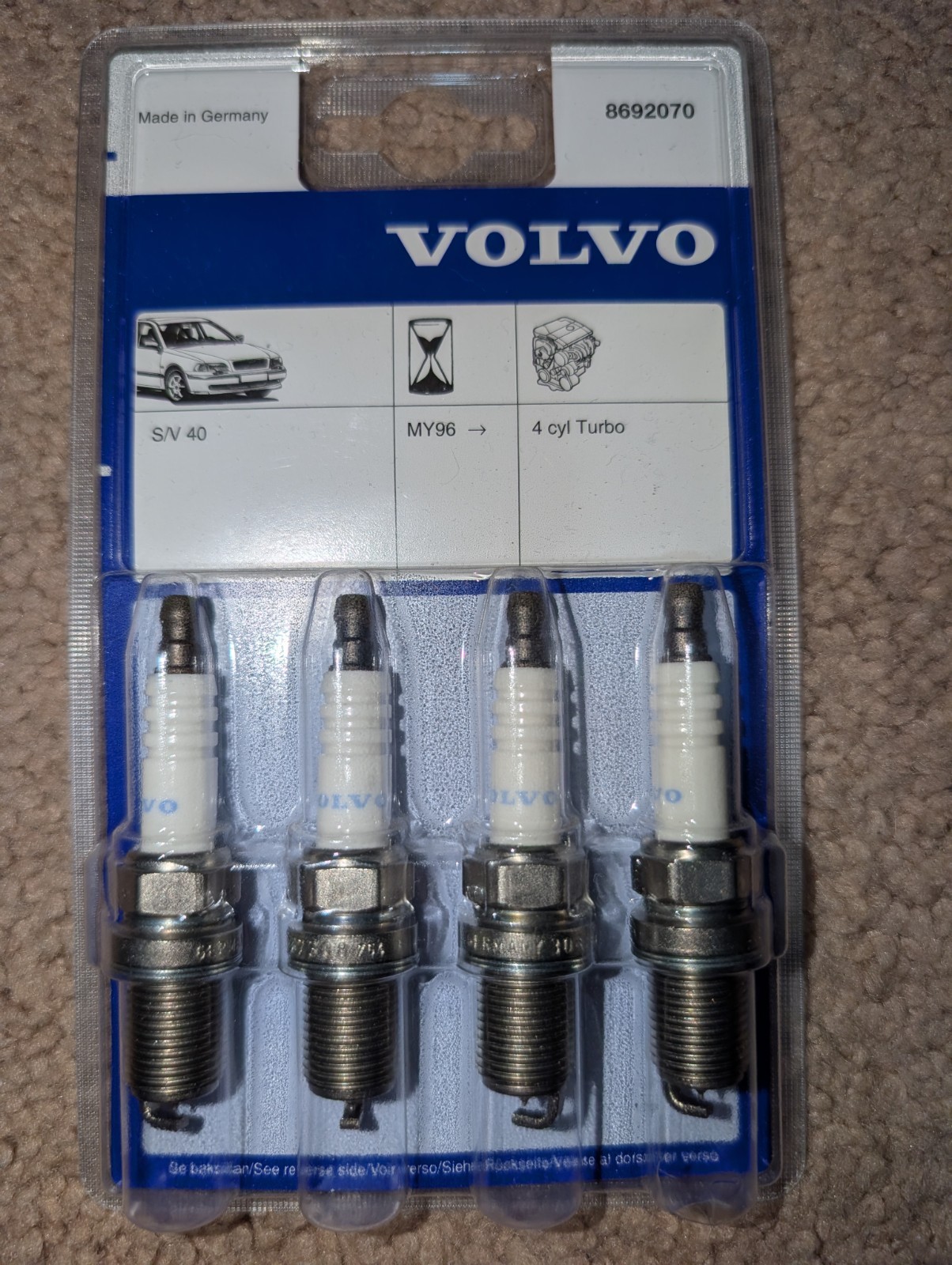 Volvo Spark Plugs For A S Or V 40