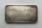 Engelhard 1st series Bull Logo Dot 10 oz .999 Fine Silver Bar w/ Toning