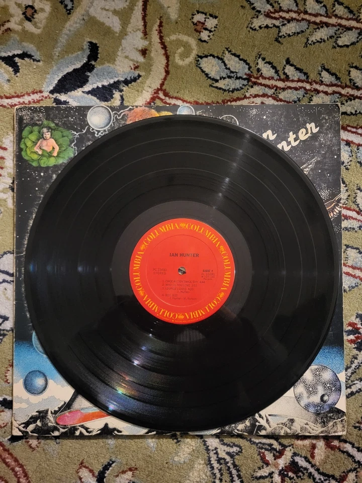 Ian Hunter Self-Titled Vinyl LP Record 1st Pressing 1975 33480 w Mick Ronson VG+ - Image 4 of 4