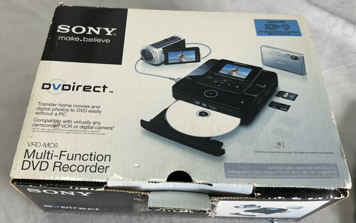 Sony Black DVD & Blu-ray Players with DVR/Hard Drive Recorder for