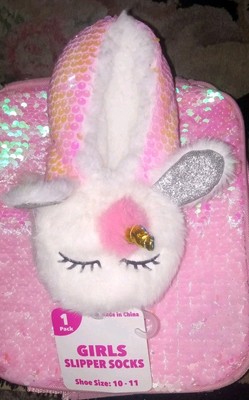 Pretty Pink Unicorn Slippers