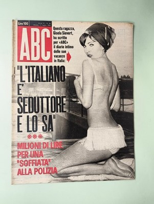 ABC 11. Juli 1965 GISELA SIEVERT-STEFANIA SANDRELLI-RIK Van LOOY-MAZZOLA
