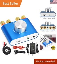 160 Watts Mini Bluetooth 5.0 Power Amplifier with AUX  USB - Compact Design