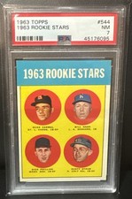 1963 RUSTY STAUB ROOKIE CARD RC PSA 7 VIBRANT COLORS!!. rookie card picture
