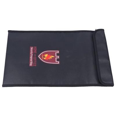 Fireproof Bag Multi Function Money Document Jewelry Valuables Pouch With Zip SET