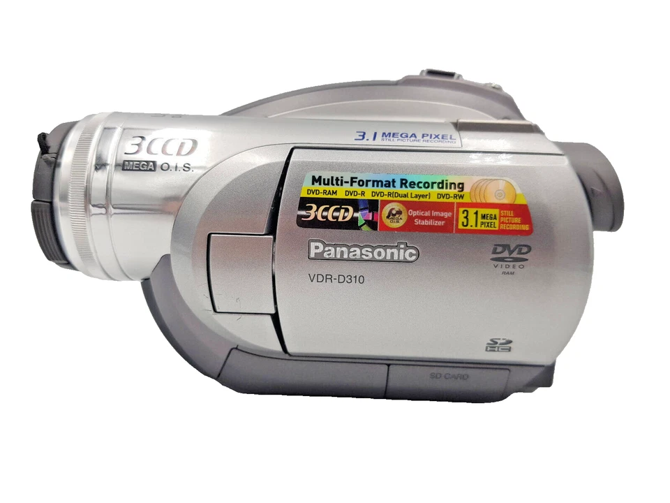 Panasonic VDR-D310 DVD Palmcorder Digital Video Camcorder Camera DVD-RW DVD-RAM - Image 3 of 4