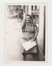 The Old Lady Smiled Intruder Camera Woman Hand Unusual Abstract Snapshot Photo