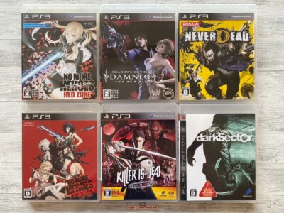 SONY PS3  No More Heroes & Damned & Killer Is Dead & NeverDead & Dark Sector set