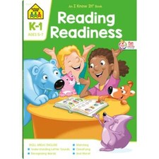School Zone Reading Readiness Grades K-1 Workbook by School Zone: Used
