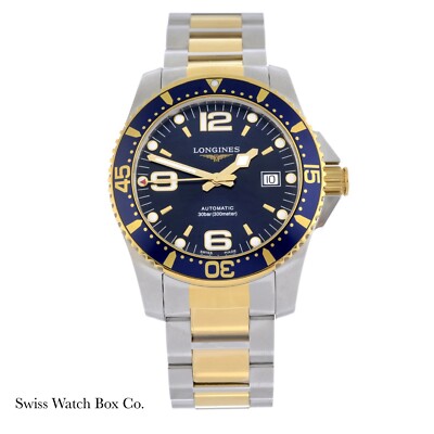 Longines Hydroconquest L3.742.3.96.7 Sunray Blue Dial, Edelstahlarmband