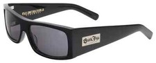 Black Flys Fly Detector 2 Sunglasses, Shiny Black,  Brand New with Case