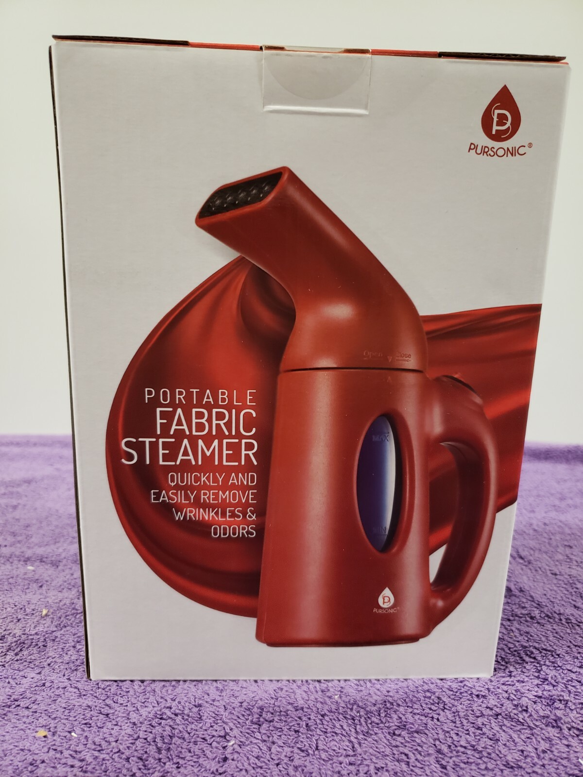 pursonic portable fabric steamer