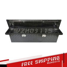 63x12x12 Aluminum Heavy Duty Pickup Truck Bed Storage Tool Box W Lock Key